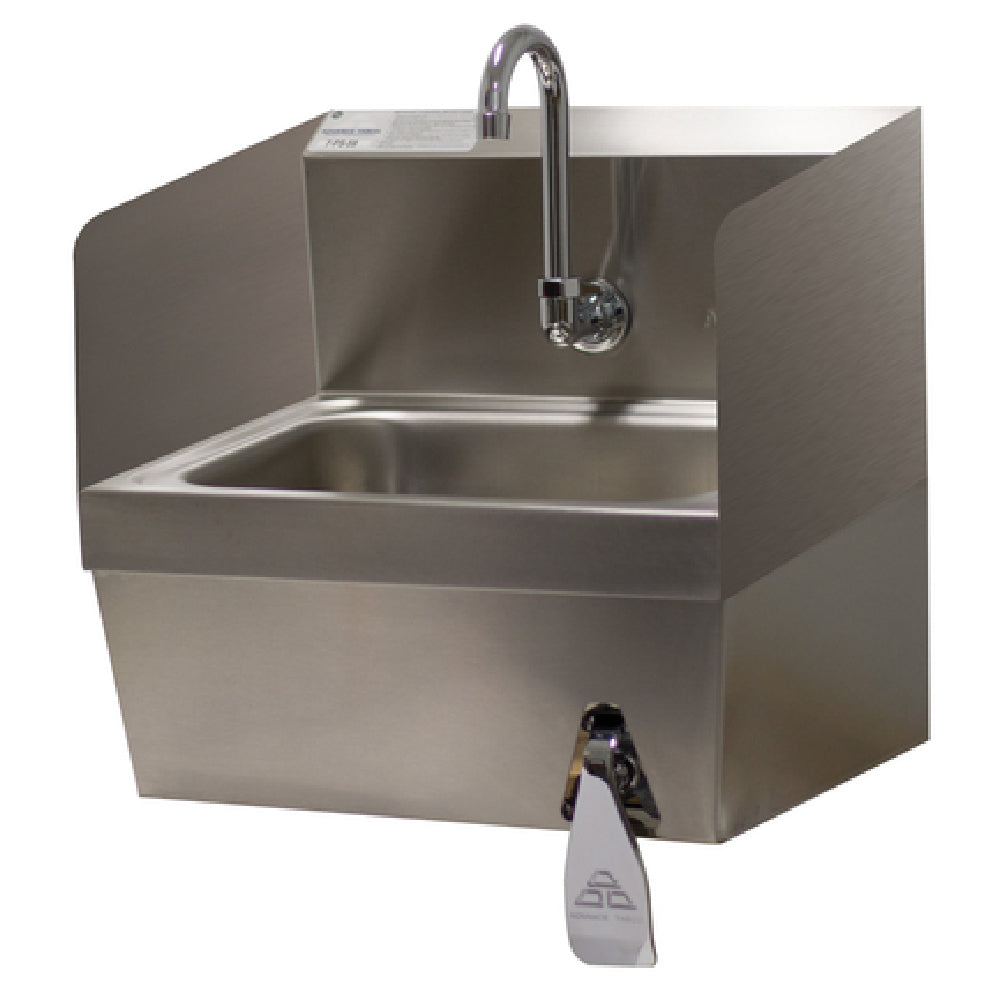 Advance Tabco 7-PS-59 Hand Sink Wall Mounted 14" Wide X 10" Front-to-back X 5" Deep Bowl