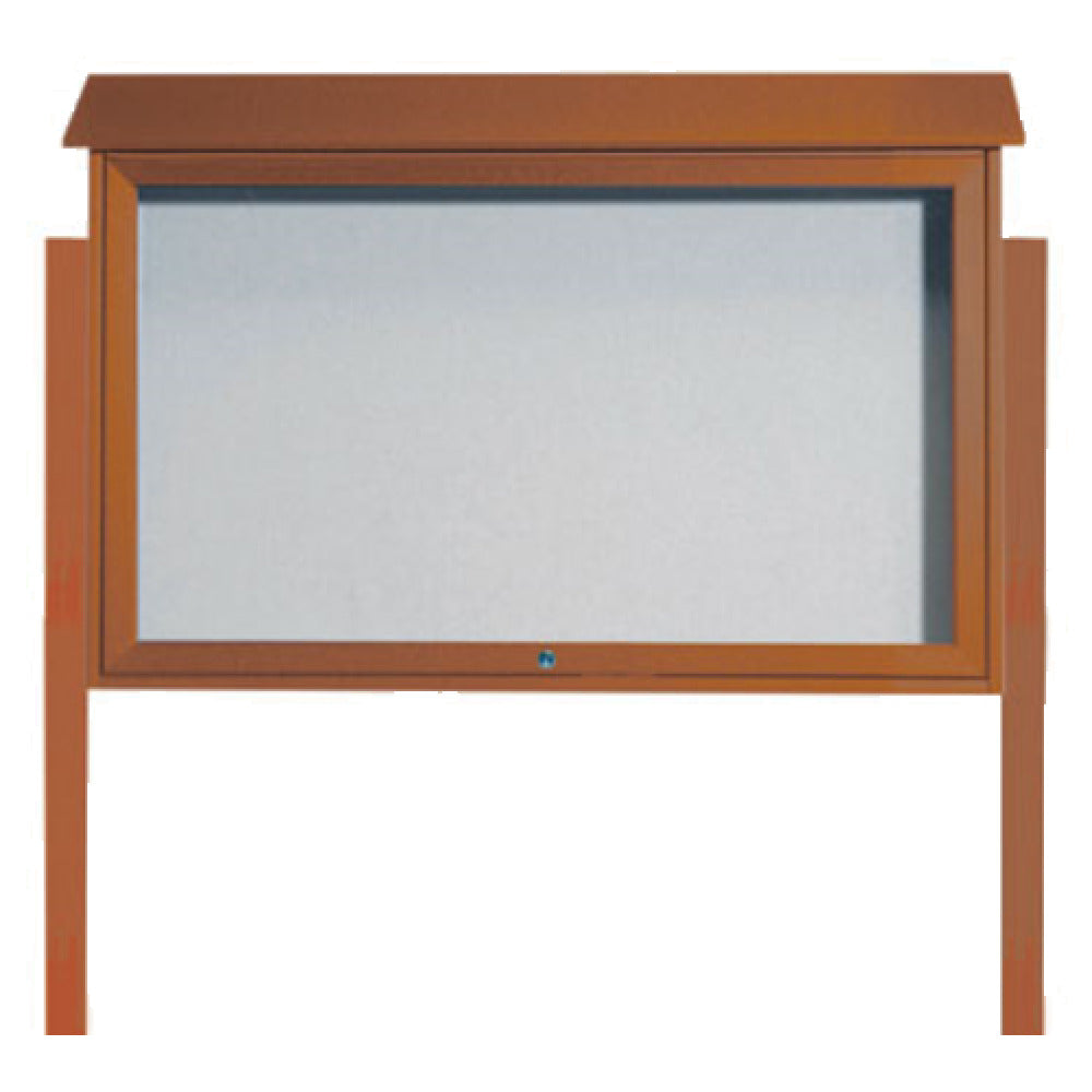 Aarco PLD3045TDPP-5 Message Center 45"W X 30"H Freestanding