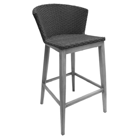 Emuamericas Llc A1210-500-74 Elly Bar Stool Outdoor/indoor All-weather Wicker Back And Seat