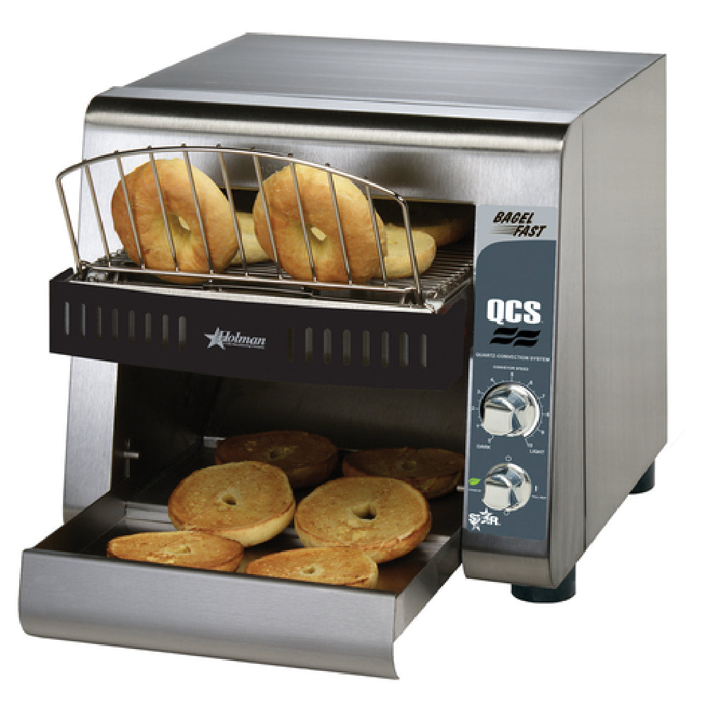 Star QCS1-500B Holman QCS® Conveyor Toaster Electric 500 Slices/hr. Bagel Toaster