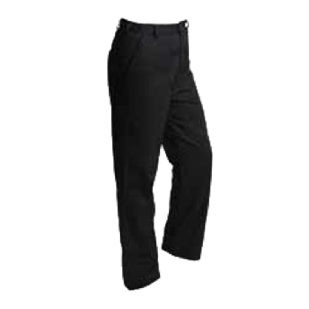 Mercer Culinary M62100BK4X Renaissance Men's Chef Pants Pleated Front (2) Side Pockets