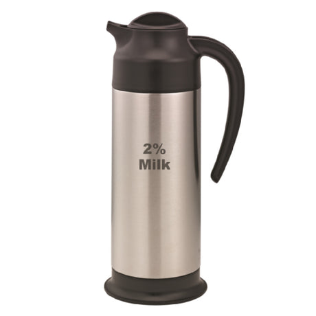 Service Ideas SSN1002PCTET Service Ideas SteelVac® Creamer Vacuum Insulated 1 Liter