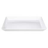 GET Enterprises M1512B-W Elite Global Solutions Serving Platter 15"L X 12"W X 1-1/2"H With Bump