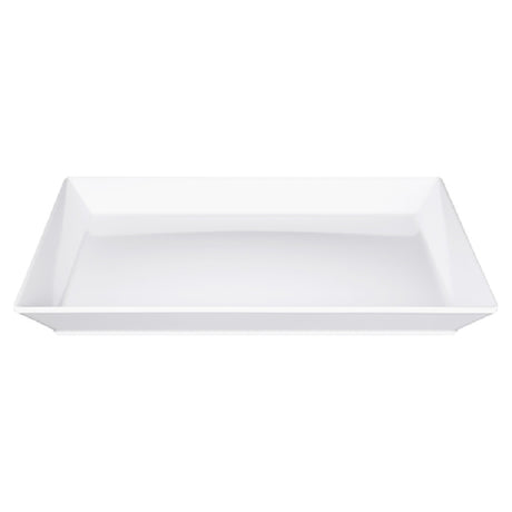 GET Enterprises M1512B-W Elite Global Solutions Serving Platter 15"L X 12"W X 1-1/2"H With Bump