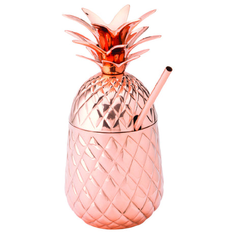 Hospitality Brands HB92063-001 Legend Glassware Maui Pineapple Cup With Straw