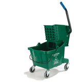 Carlisle 3690809 Carlisle Mop Bucket Combo 26 Qt. With Side Press Wringer