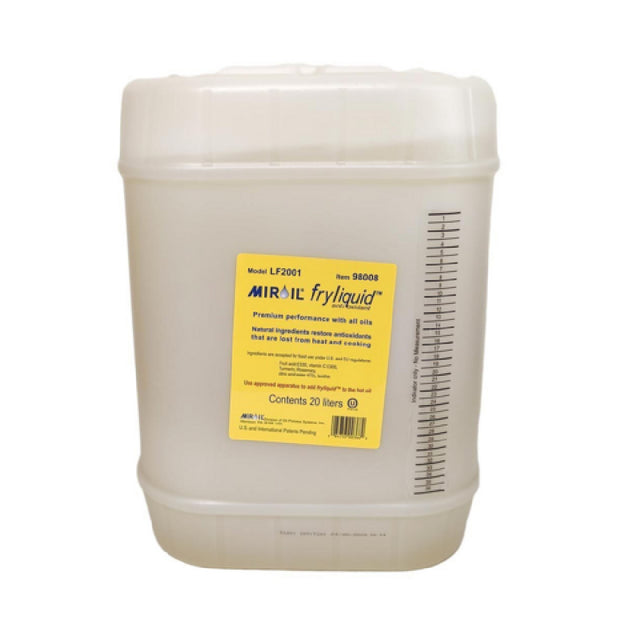 MirOil USA LF2001 Fryliquid™ Antioxidant (1) 20 Liter Carton
