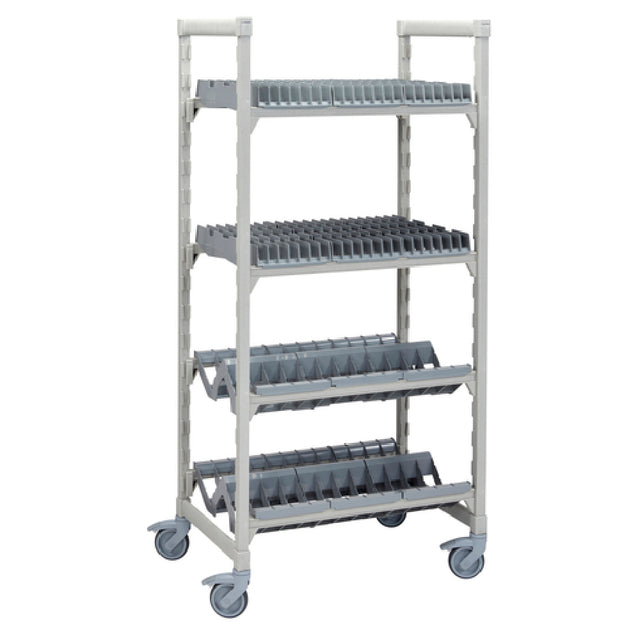 Cambro CPMU243675D4PKG Camshelving® Premium Series Mobile Drying/Storage Rack