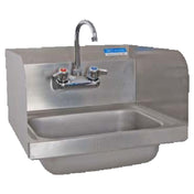 Franklin Machine Products 117-1388 Hand Sink With Faucet & Side Splash 17"W