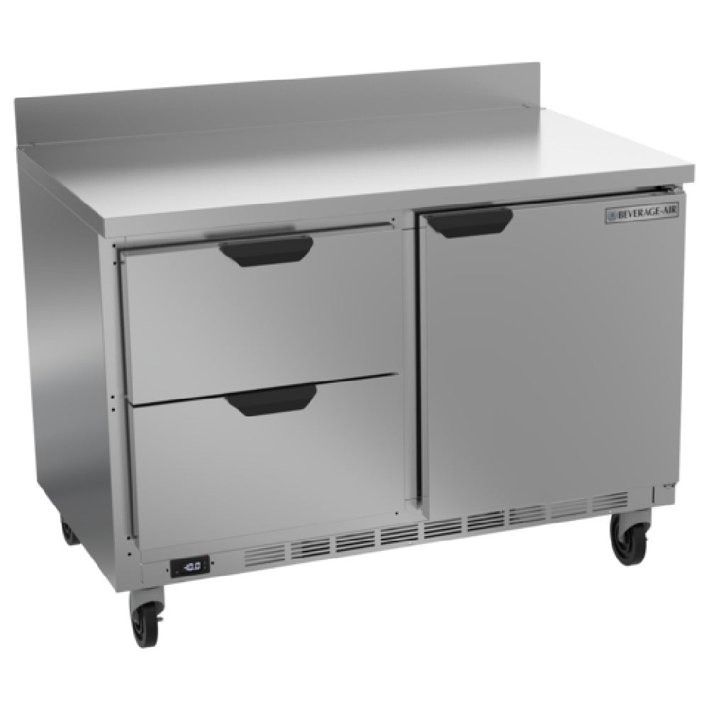 Beverage Air WTFD48AHC-2 Worktop Freezer Two-section 48"W