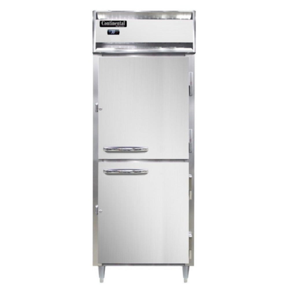 Continental Refrigerator D1RENSSPTHD-SD-GD Designer Line Wide Refrigerator 22 Cu. Ft. Capacity