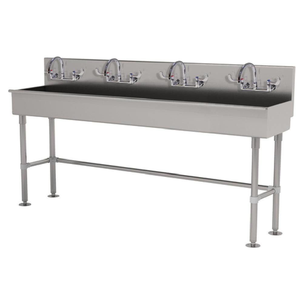 Advance Tabco 19-FM-96-ADA-F Multiwash Hand Sink With Stainless Steel Legs And Flanged Feet