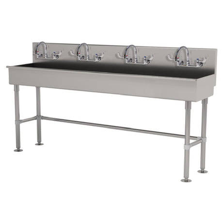 Advance Tabco 19-FM-96-ADA-F Multiwash Hand Sink With Stainless Steel Legs And Flanged Feet