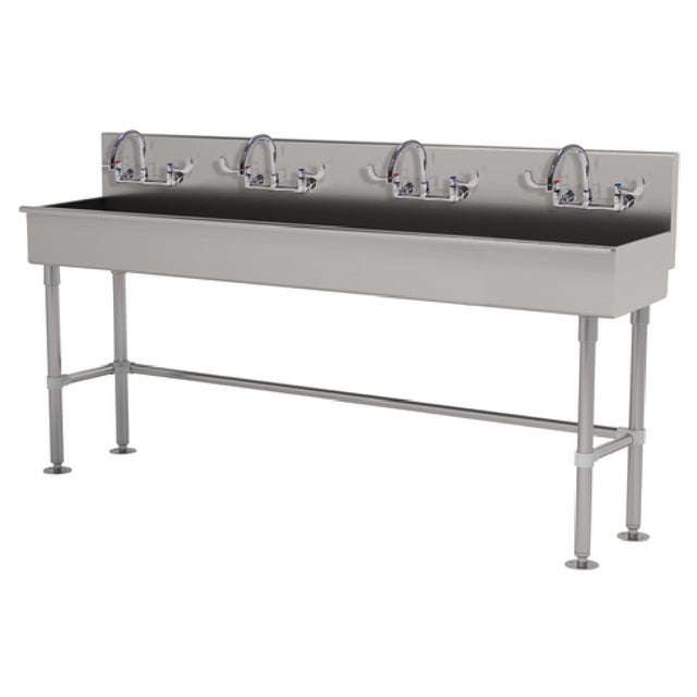 Advance Tabco 19-FM-96-ADA-F Multiwash Hand Sink With Stainless Steel Legs And Flanged Feet