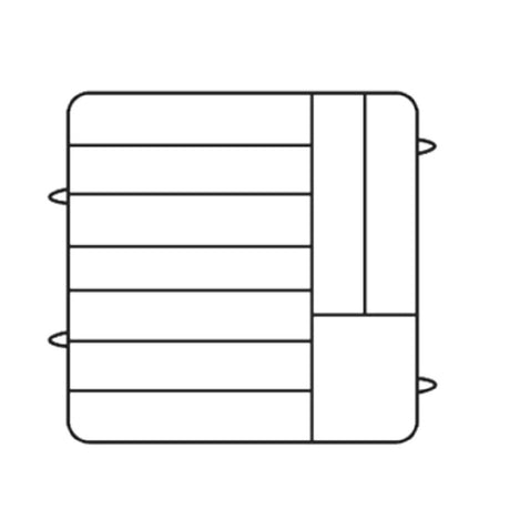 Vollrath PM0912-6-02 Plate Crate® Dishwasher Rack 11-1/4" To 12-1/2" Diameter