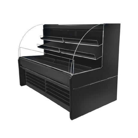 Howard-McCray R-OD40E-6S-B - Dairy Curved End Open Merchandiser, 75"W, 53"H