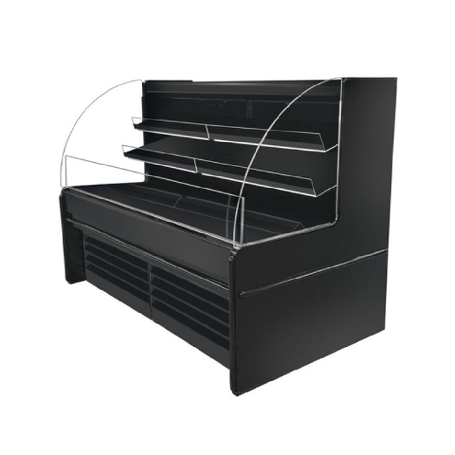 Howard-McCray SC-OD40E-6S-B - Dairy Curved End Open Merchandiser, 75"W, 53"H