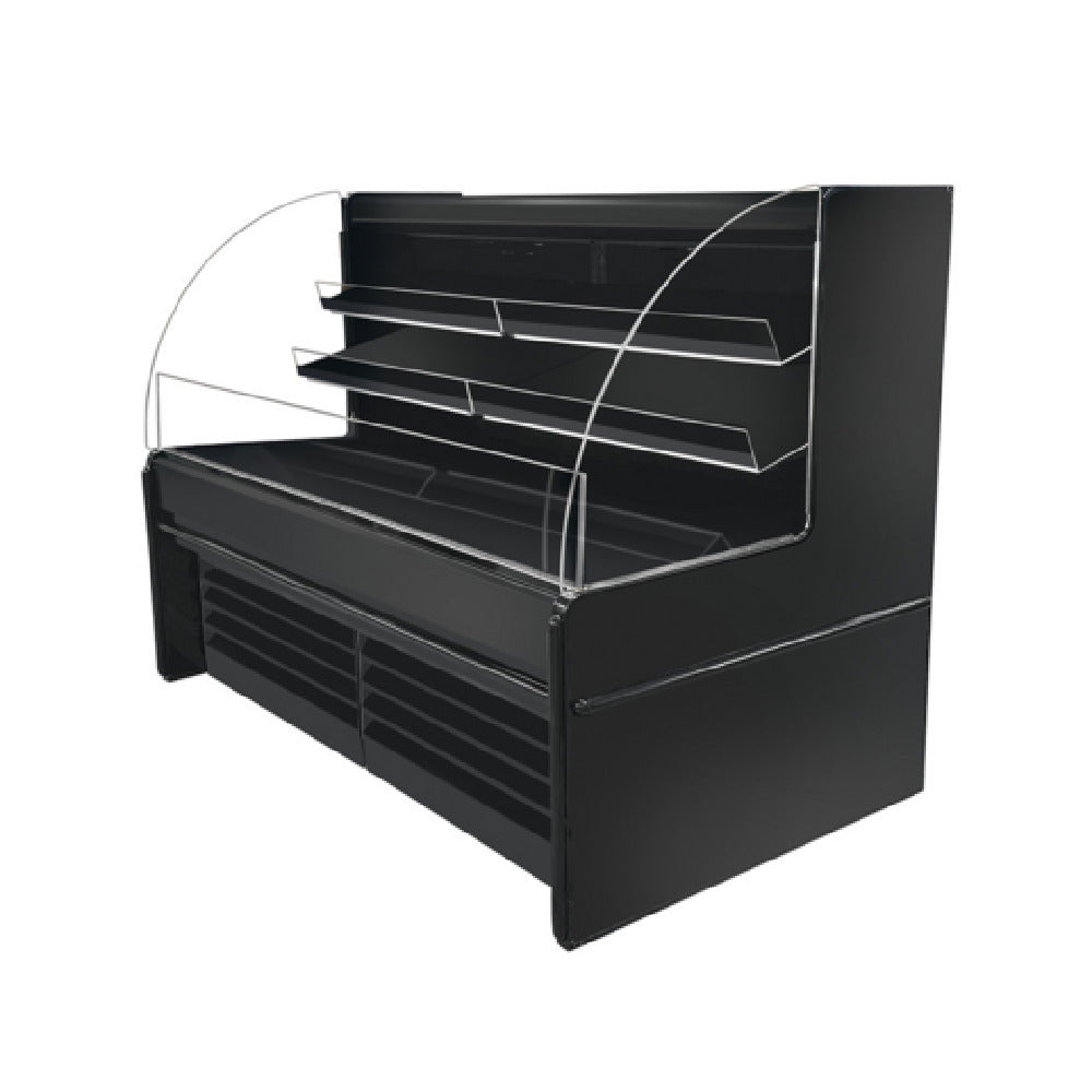 Howard-McCray SC-OD40E-3S-B - Dairy Curved End Open Merchandiser, 39"W, 53"H