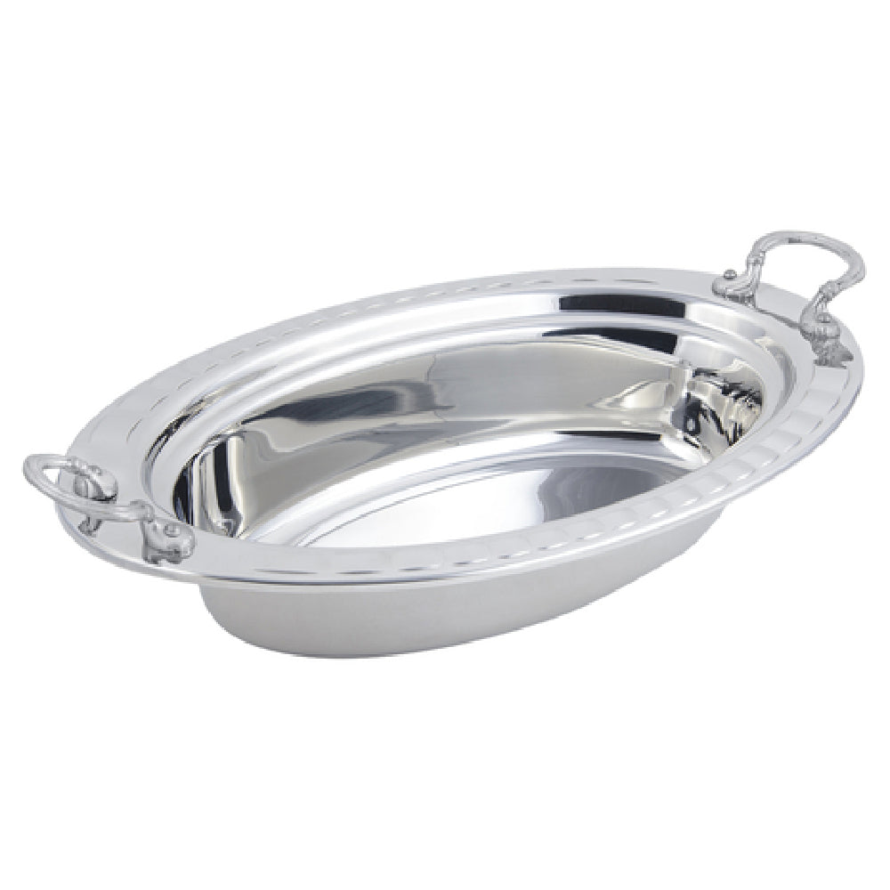 Bon Chef 5699HRSS - Food Pan, Full Oval, 6-1/8 Qt. (196 Oz.) Capacity