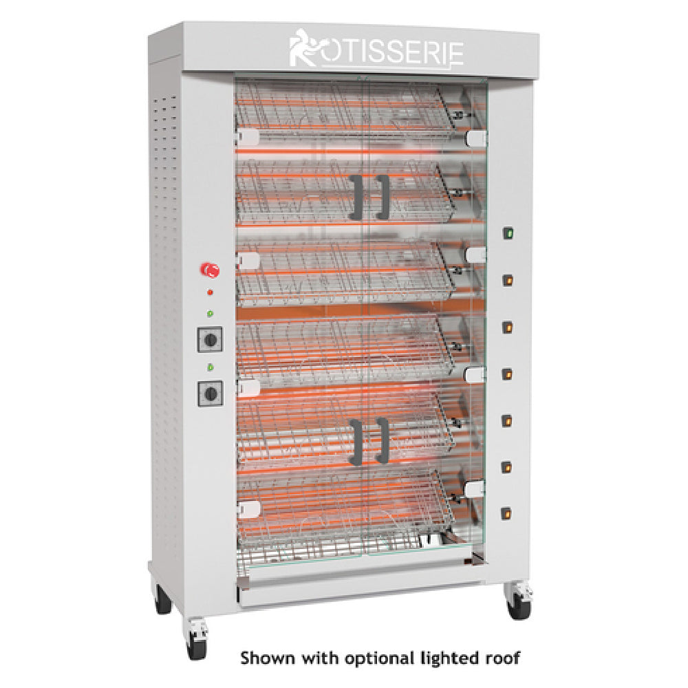 Rotisol FBS1160-6E-SS FlamBoyant SPATCHCOCK Rotisserie Oven Electric Floor Model
