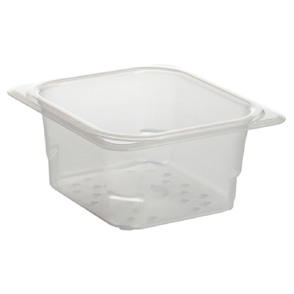 Cambro 63CLRPP190 Food Pan Colander 6-3/8" X 6-15/16" X 3" Deep Fits 1/6 Size Food Pans