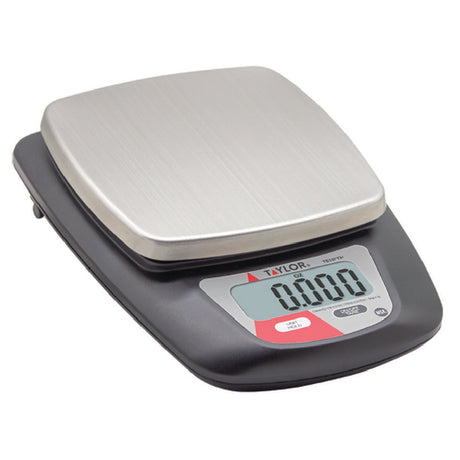 Taylor TE11FTP Portion Control Scale Digital 11 Lb X .1 Oz./176 Oz. X .0.05 Oz./5 Kg X 1 G Capacity