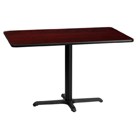 Flash Furniture XU-MAHTB-3048-T2230-GG Table 48"W X 30"D X 31-1/8"H Dining Height