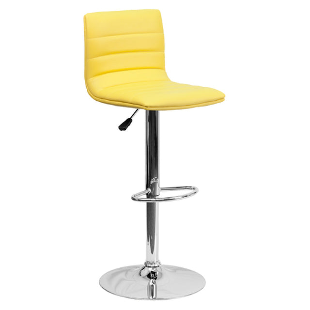 Flash Furniture CH-92023-1-YEL-GG Swivel Bar Stool Adjustable Height Contemporary Style