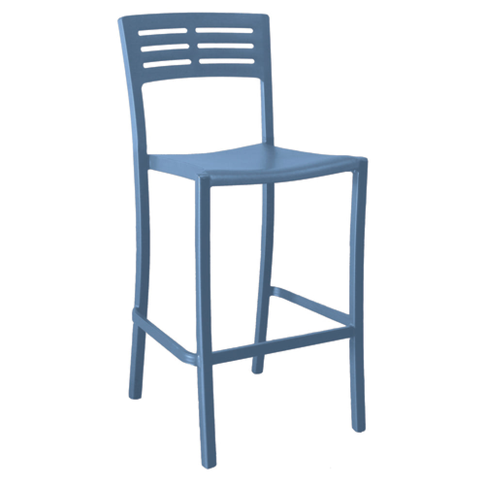 Grosfillex US739680 Vogue Stacking Barstool Armless Indoor/outdoor Use