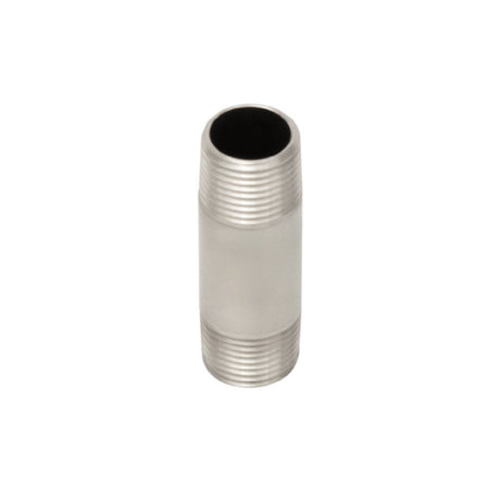 T&S Brass S000357-30 2" Nipple With 3/8" NPT Male Threads Stainless Steel Construction