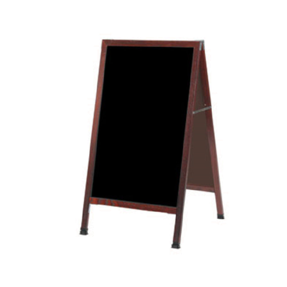 Aarco MA-1B Sidewalk Chalkboard 24"W X 42"H Black Composition Board