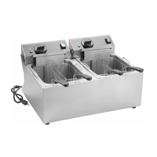 Vollrath CF2-1800DUAL Fryer Countertop Electric