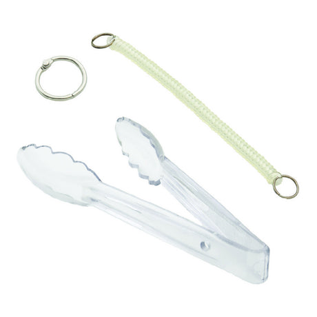 Hubert 38699 - Hubert® Clear Tong Kit, With (1) Tong, (1) Coil Tether With (2) Keychain Rings