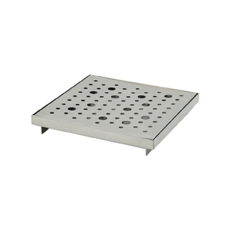 FOH BPT036BSS22 Dots Drip Tray 6" X 6" X 1" Footed