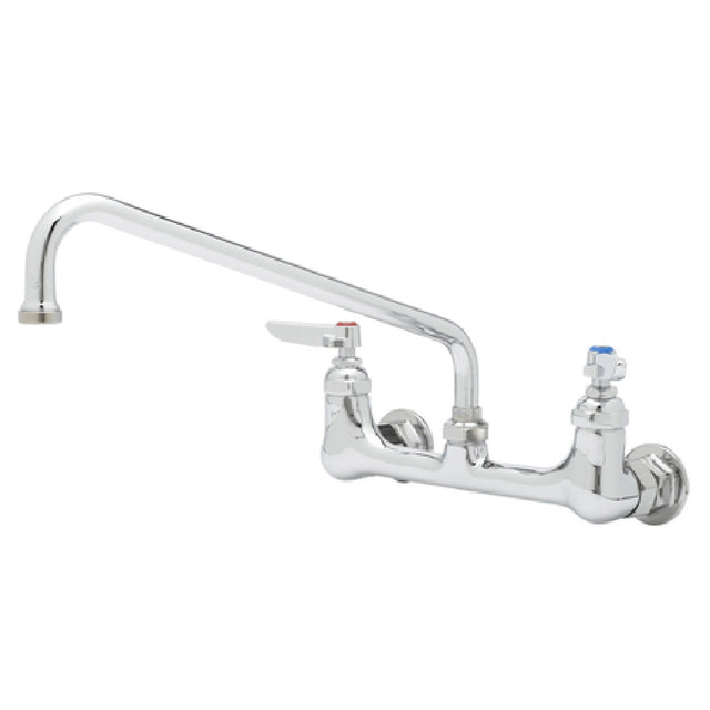 T&S Brass B-0231-BB-CR Pantry Faucet Double Wall Mount