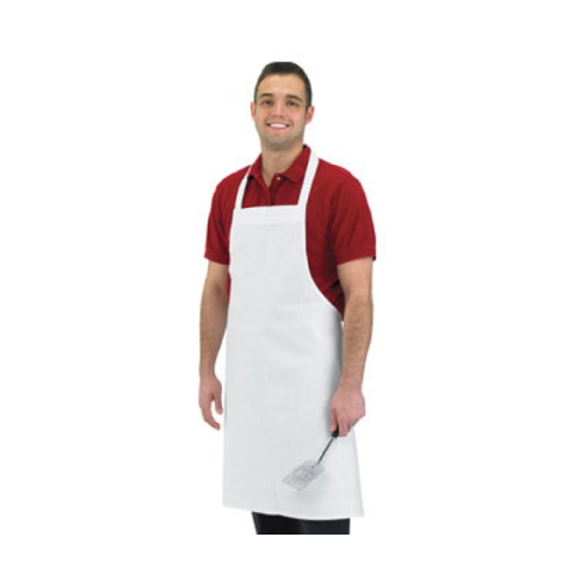 John Ritzenthaler Company 600BAW-NP Chef Revival® Economy Bib Apron 34" X 34" Poly/cotton Blend Fabric