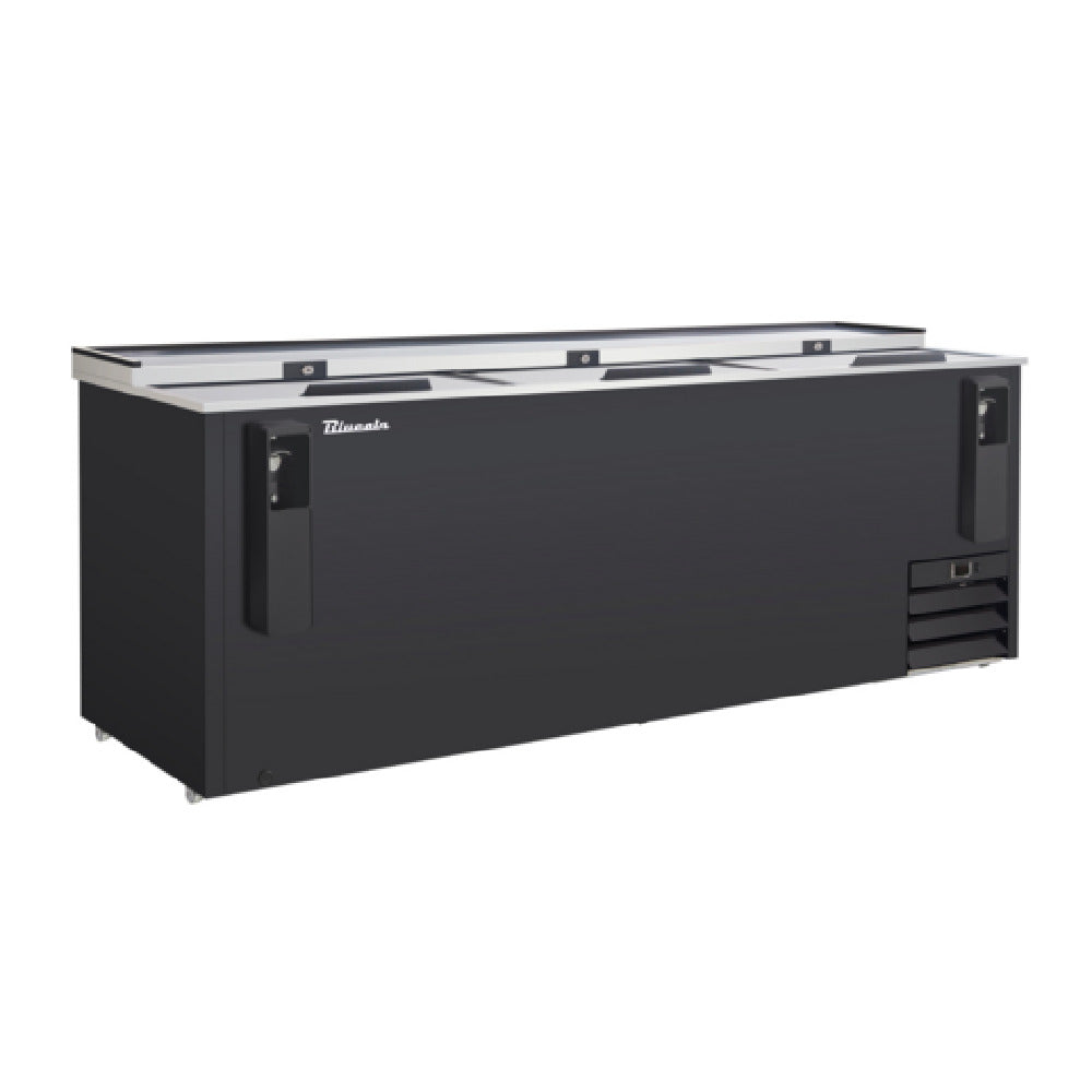 Blue Air BLBC-95B-HC - Bottle Cooler, 95-1/4"W, Side-mounted Self-contained Refrigeration