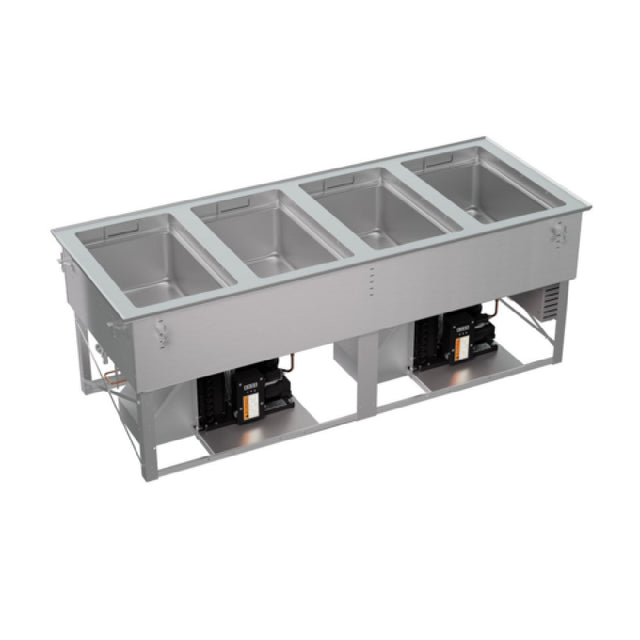 Vollrath FC-HCF-04208 Hot/Cold/Frozen Food Well Unit Drop-in 4-well
