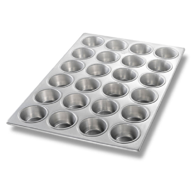 Chicago Metallic 46525 Cupcake Pan 14-1/8" X 20-3/4" Overall Makes (24) 2-3/4" Dia. Cakes