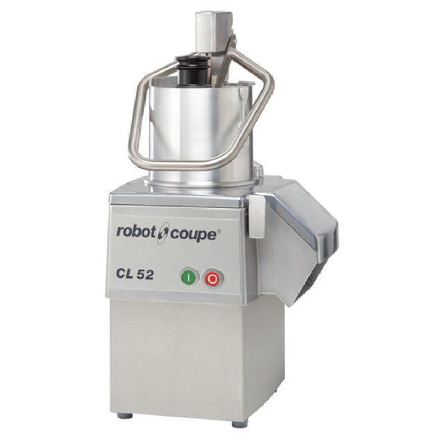 Robot Coupe CL52E NODISC Commercial Food Processor Includes: Vegetable Prep Attachment With Full Moon Shaped & One Round Hopper (no Bowl)