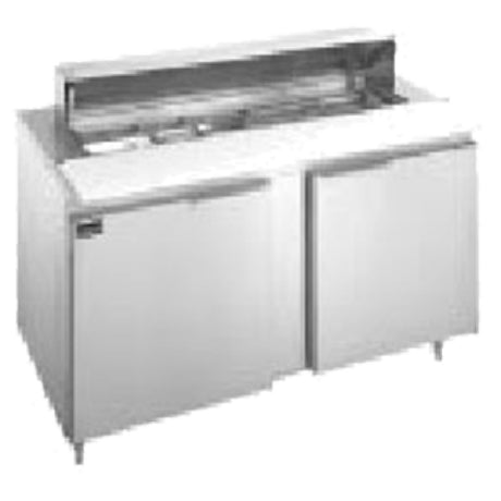 Randell 9601-290 Refrigerated Counter/Salad Top Two-section 60"W