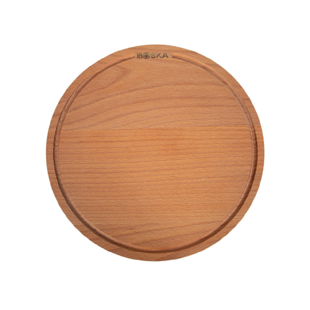 BOSKA Professional Cheese Equipment 320536 Boska Pizza Board Amigo M 11.41''W X 11.33''D X 0.78''H Beechwood Board