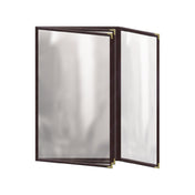 Risch TETBQ 8.5X14-NYLON Deluxe Sewn Nylon Menu Cover (specify Color) 8-1/2" X 14"