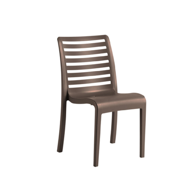 Grosfillex UT947037 - Astoria Stacking Sidechair, 20.9"W X 23.4"D X 34.7"H, Technopolymer With Air Molding Technology
