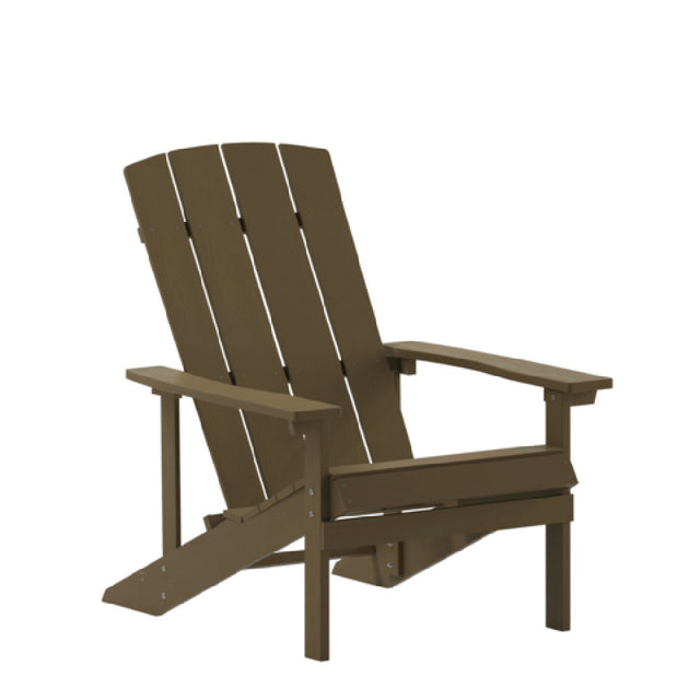 Flash Furniture JJ-C14501-MHG-GG Adirondack Chair 350 Lb. Weight Capacity Weather-resistant Polystyrene Frame