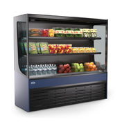 Federal Industries VRSL3660S Vision Series Refrigerated Slim-Line Self-Serve High Profile Display Case