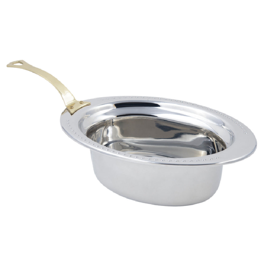 Bon Chef 5303HL - Food Pan, Full Oval, 3-3/4 Qt. (120 Oz.) Capacity