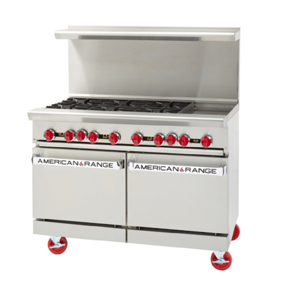 American Range ARGF-8_NAT - Green Flame Range, Gas, 48"