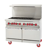 American Range ARGF-8_NAT - Green Flame Range, Gas, 48"