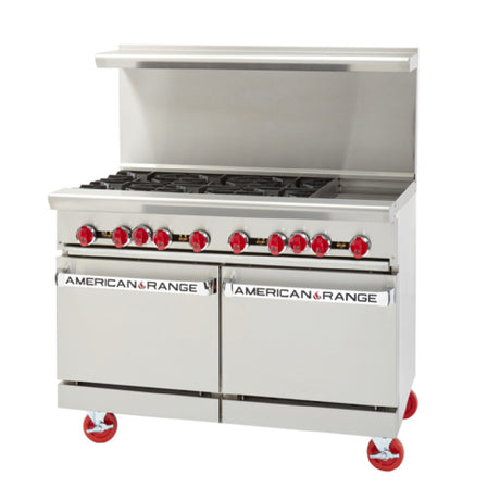 American Range ARGF-8_NAT - Green Flame Range, Gas, 48"